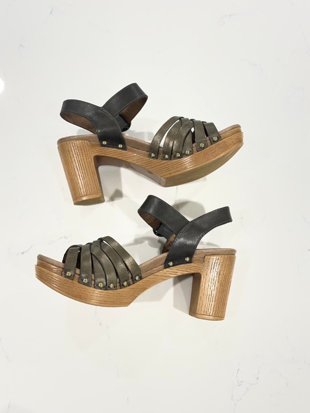 Dansko Dawson Sandal Olive Green - Women 's Size 38 or 8 US - Picture 2 of 8